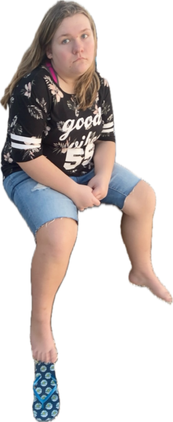Sitting sticker